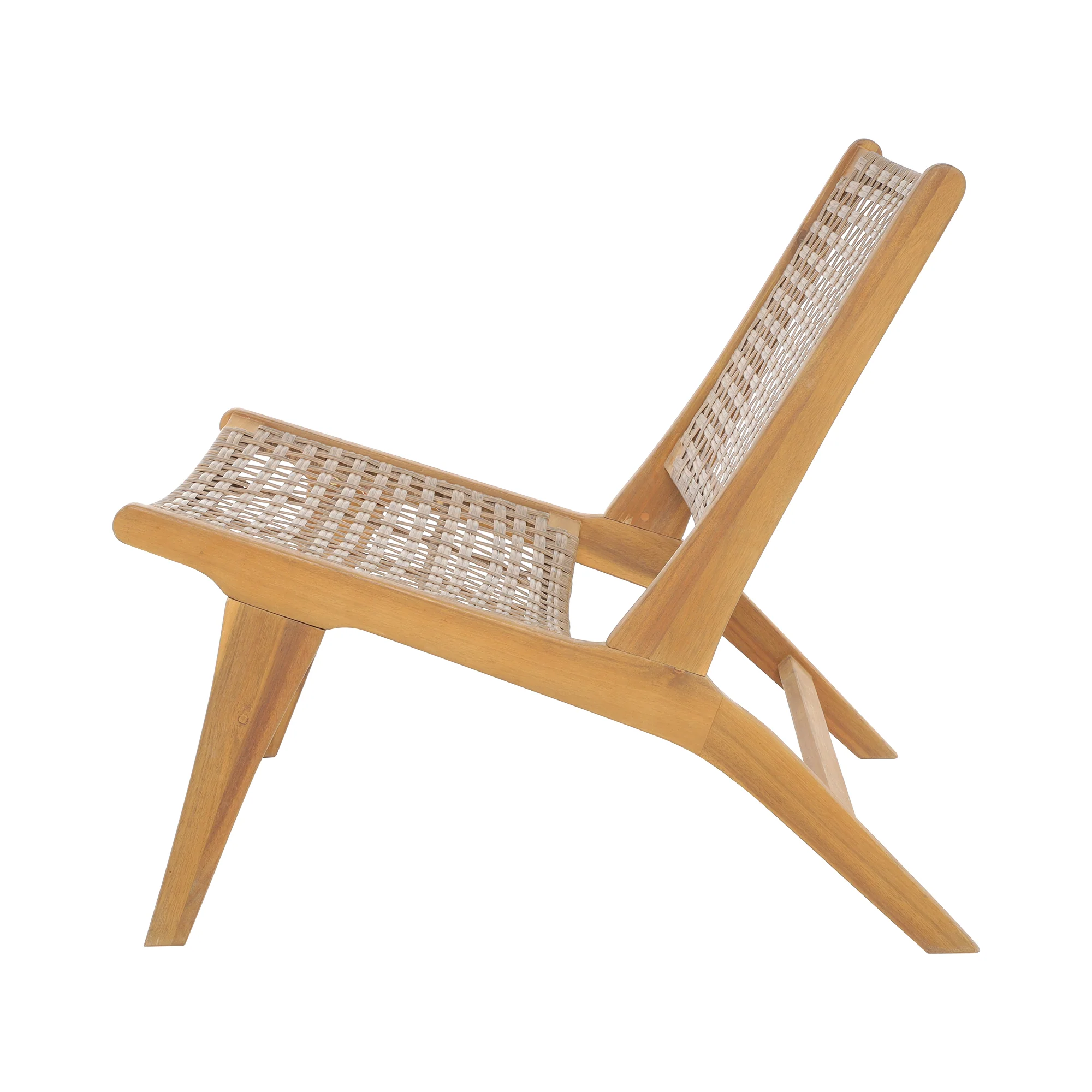 ARICA - Fauteuil intérieur extérieur en acacia massif et corde - Image 9