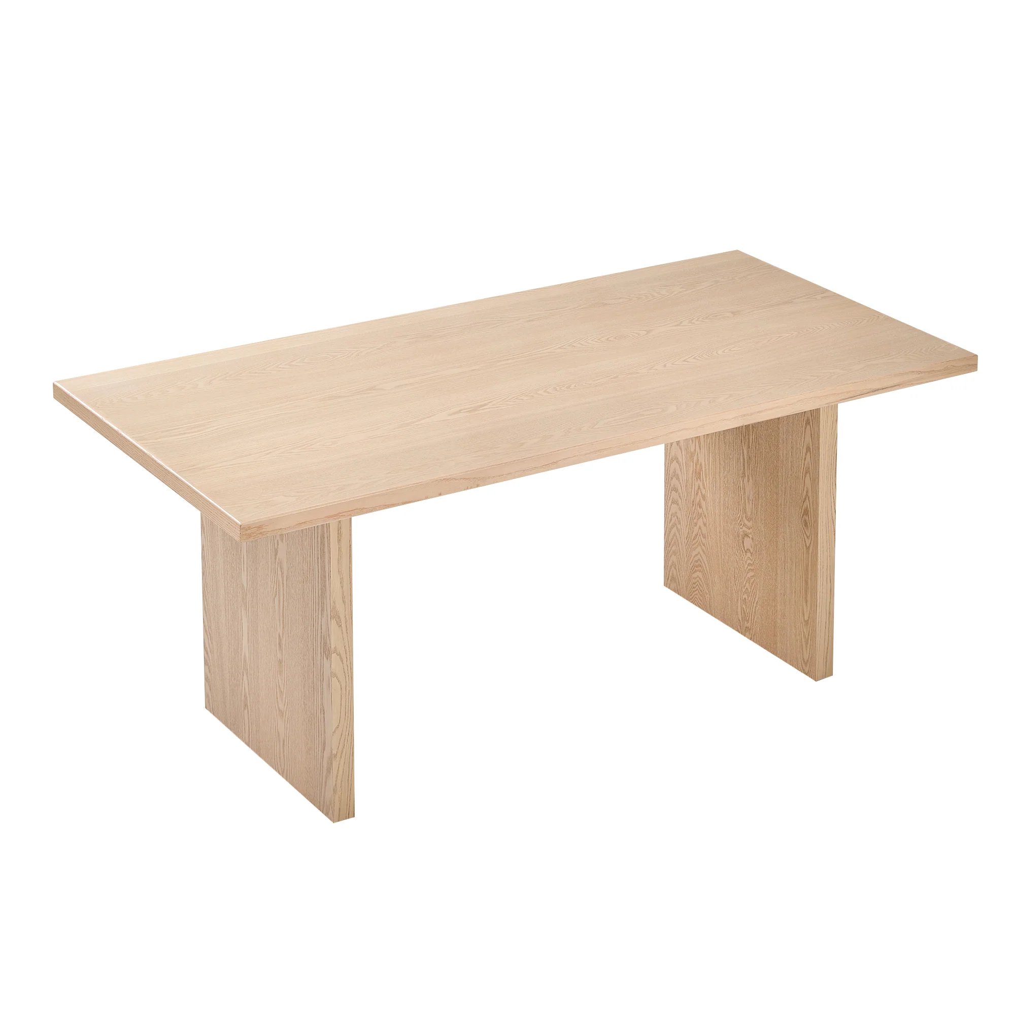 ARTA - Table à manger rectangulaire 6 personnes en bois de pin L180 - Image 9