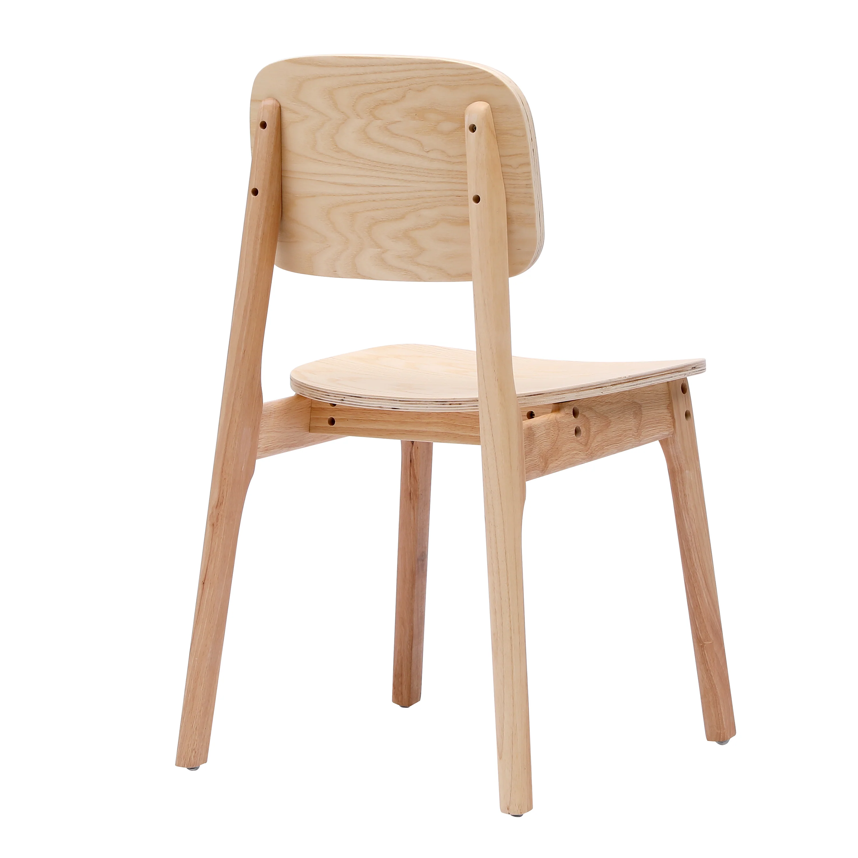 BAIA - Lot de 2 chaises en bois massif - Image 6