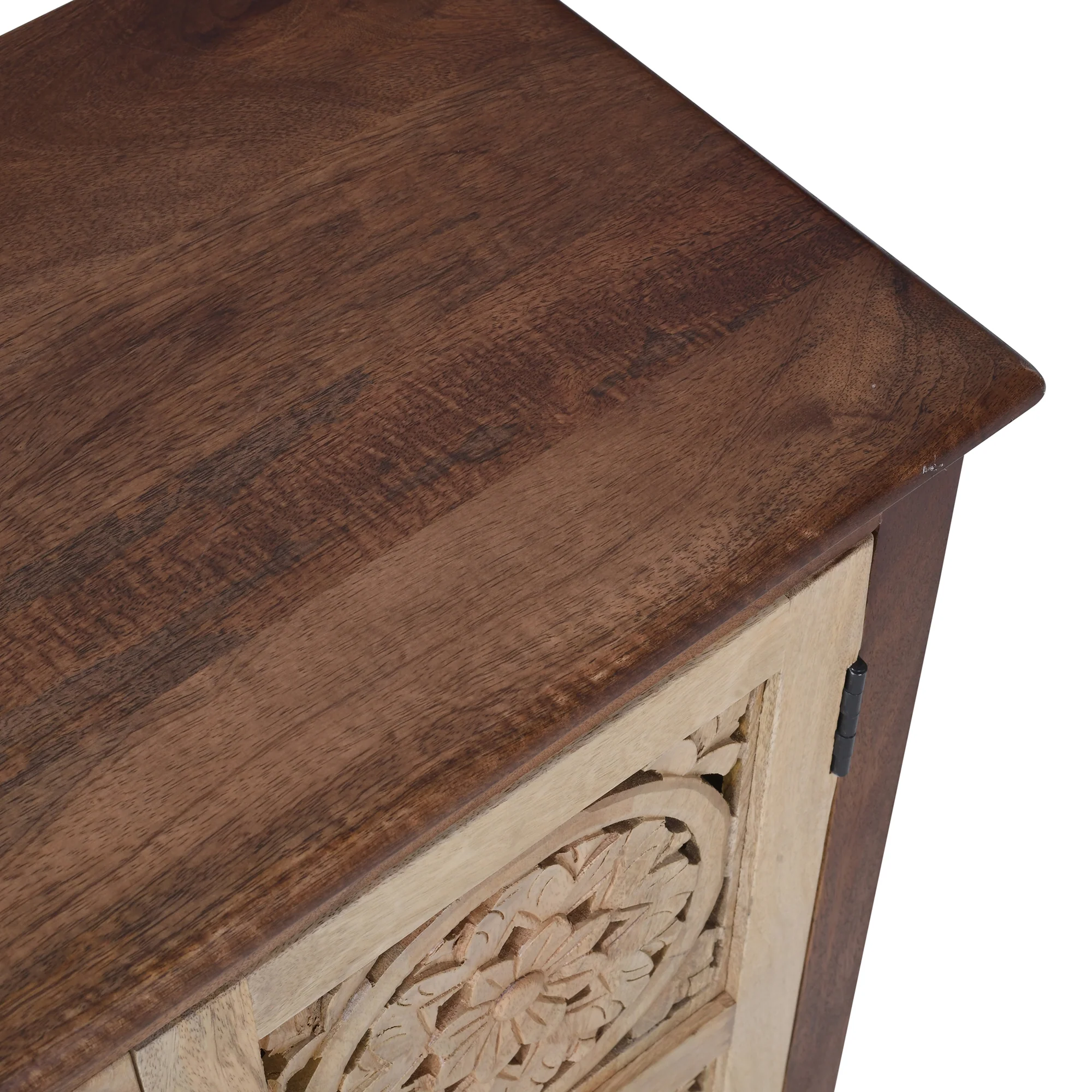 CHENNAI - Buffet meuble de rangement en bois de manguier foncé - Image 8