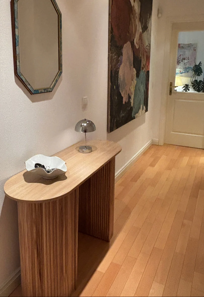 PIREUS - Console en bois coloris naturel - Image 5