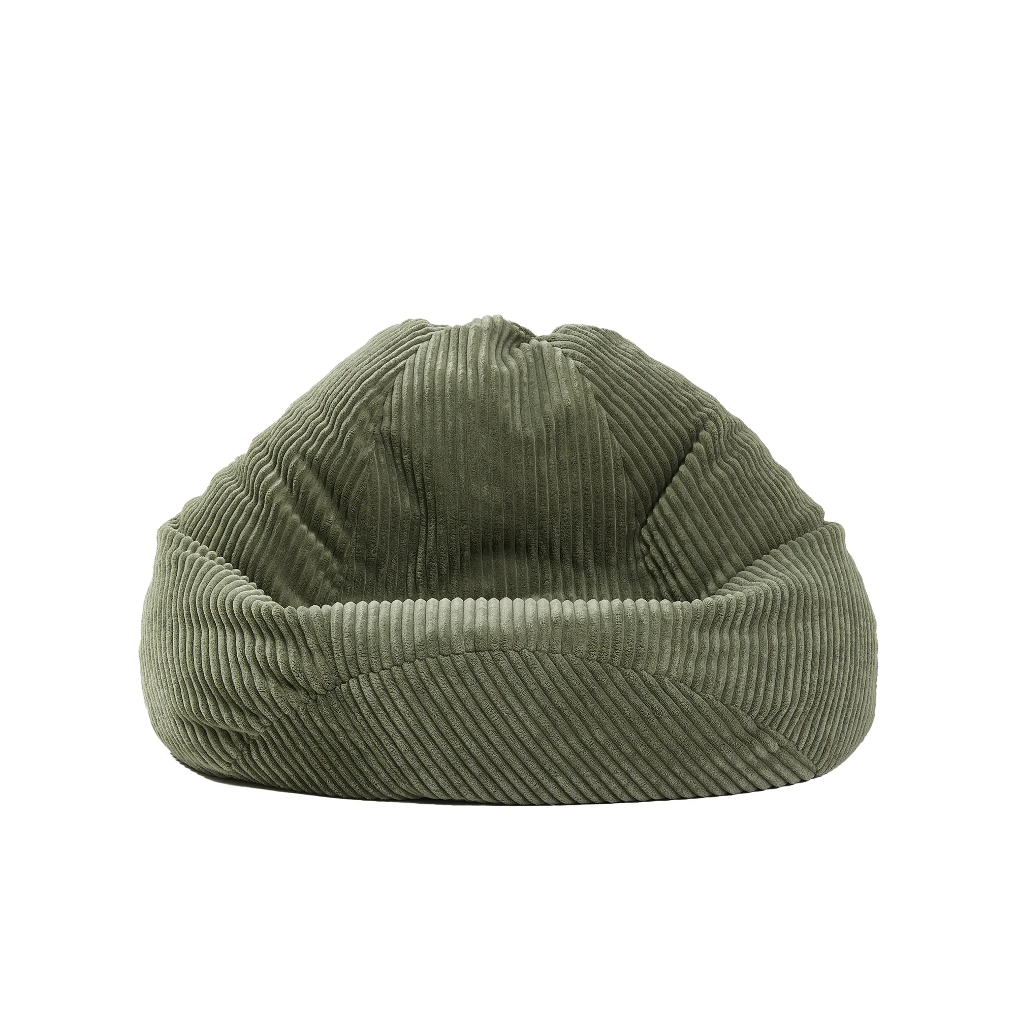 FLOBY - Pouf en velours côtelé vert - Image 6