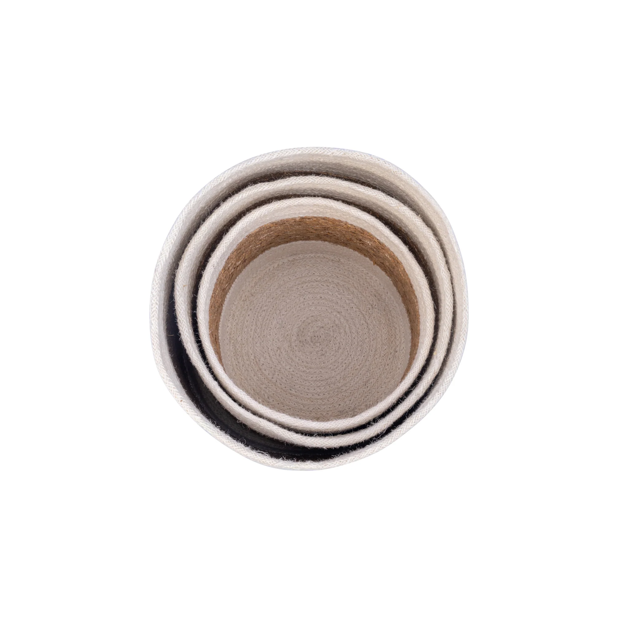 GRETA - Set de 3 paniers de rangement en jute naturelle - Image 8