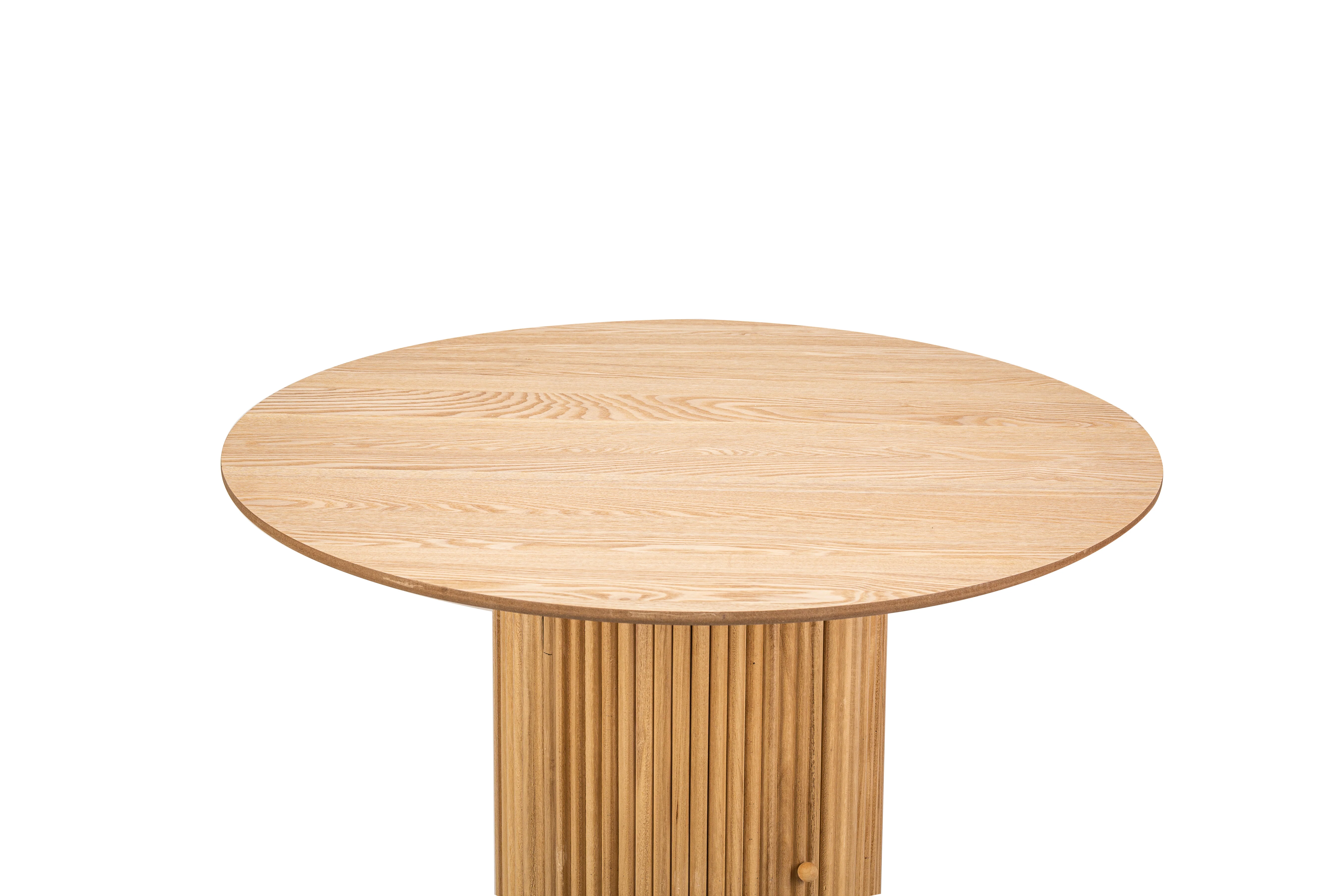 HAVANA - Table a manger ronde 4 personnes en pin massif D90 - Image 4