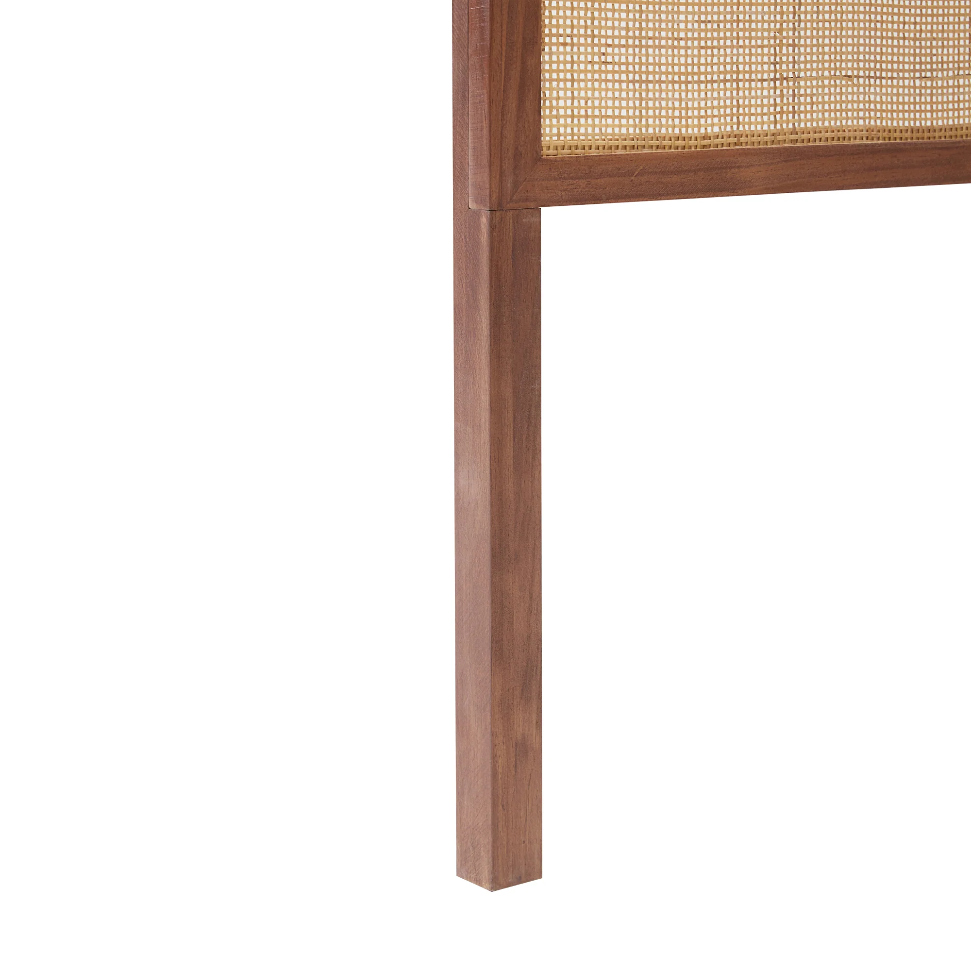 HORSENS - Tête de lit 160 en bois et rotin - Image 8