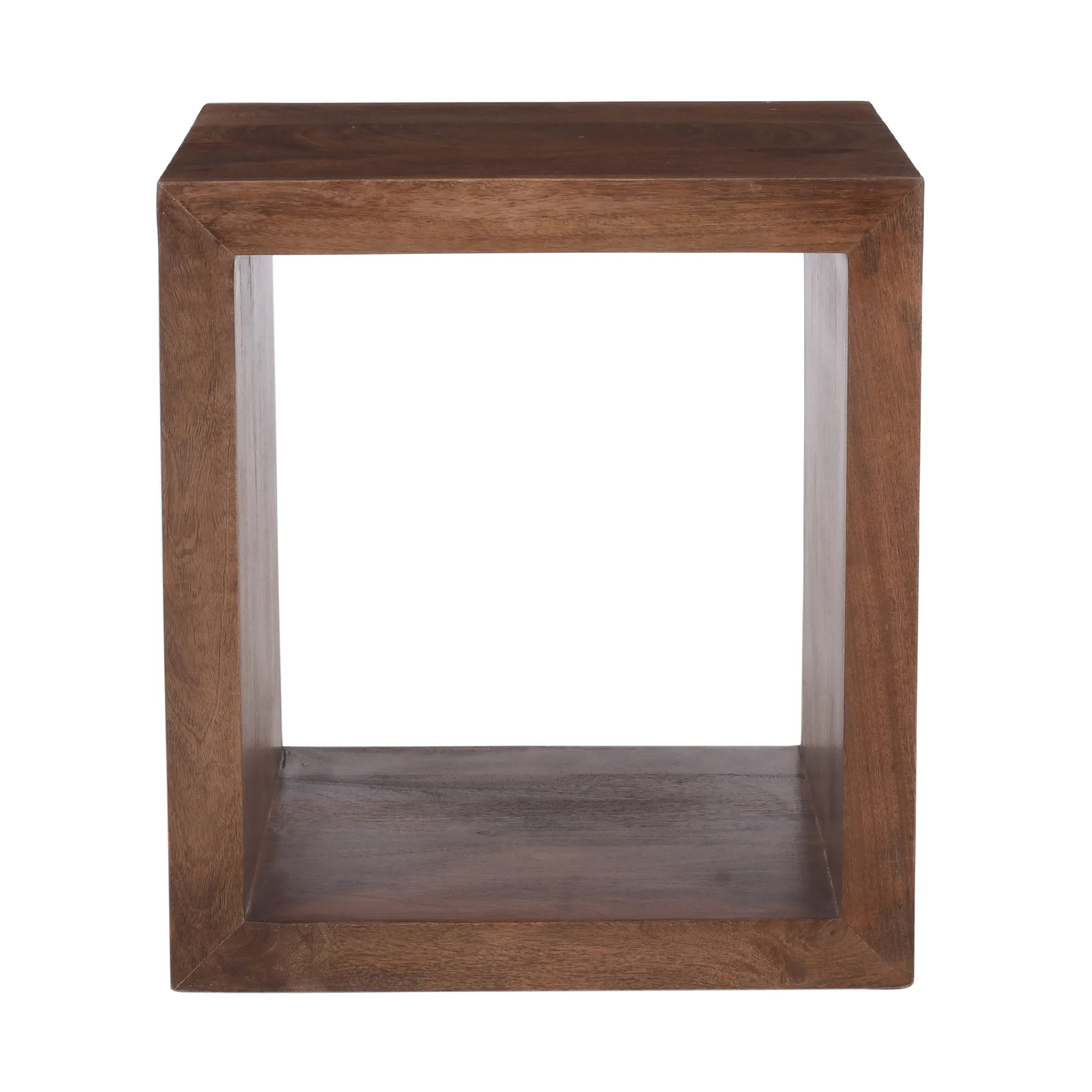 JABALPUR - Table d'appoint bout de canapé en bois de manguier foncé - Image 6