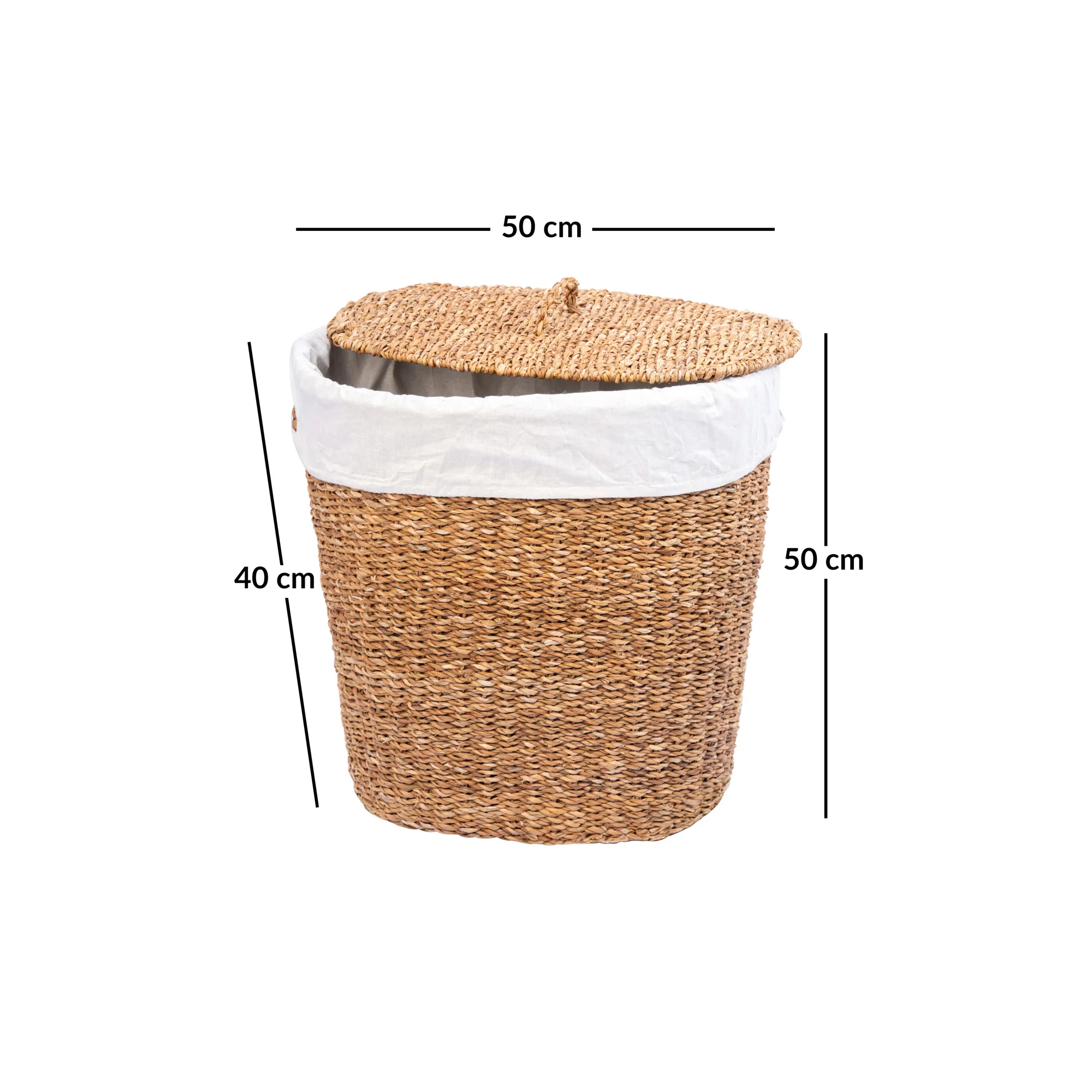 MAGNUS - Panier à linge en jute tressée avec couvercle - Image 7