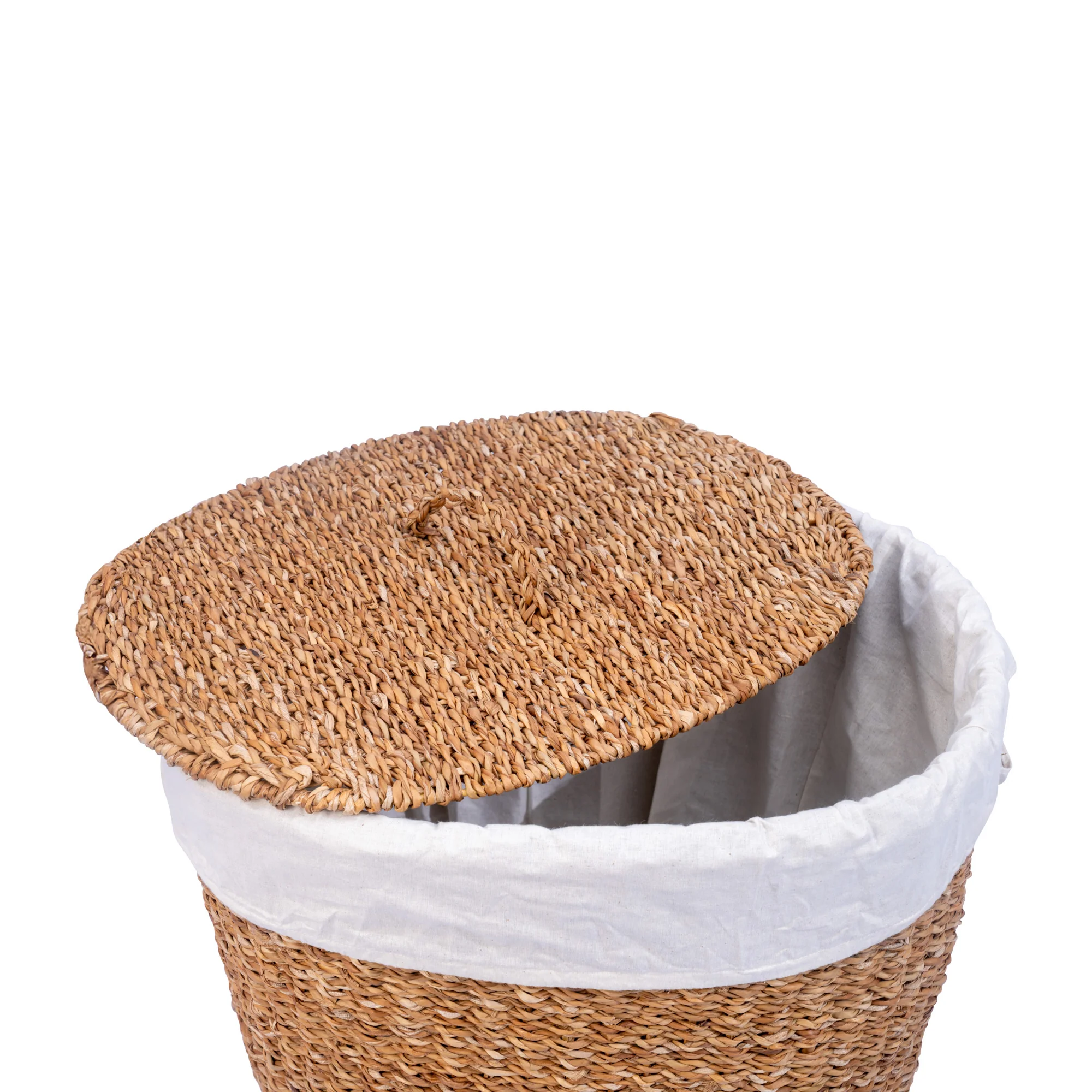 MAGNUS - Panier à linge en jute tressée avec couvercle - Image 9