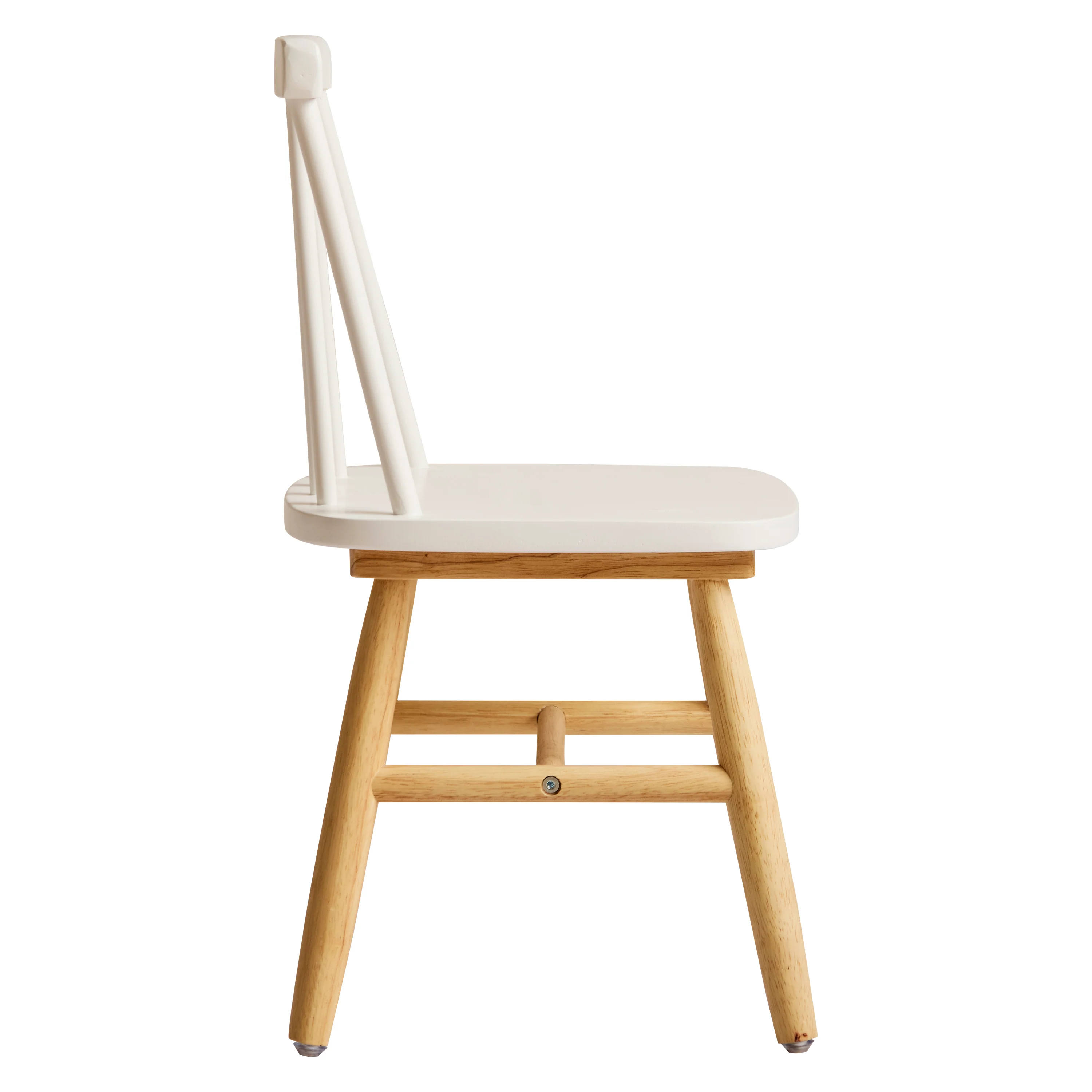 NESNA - Lot de 2 chaises pour enfants en bois blanc - Image 4