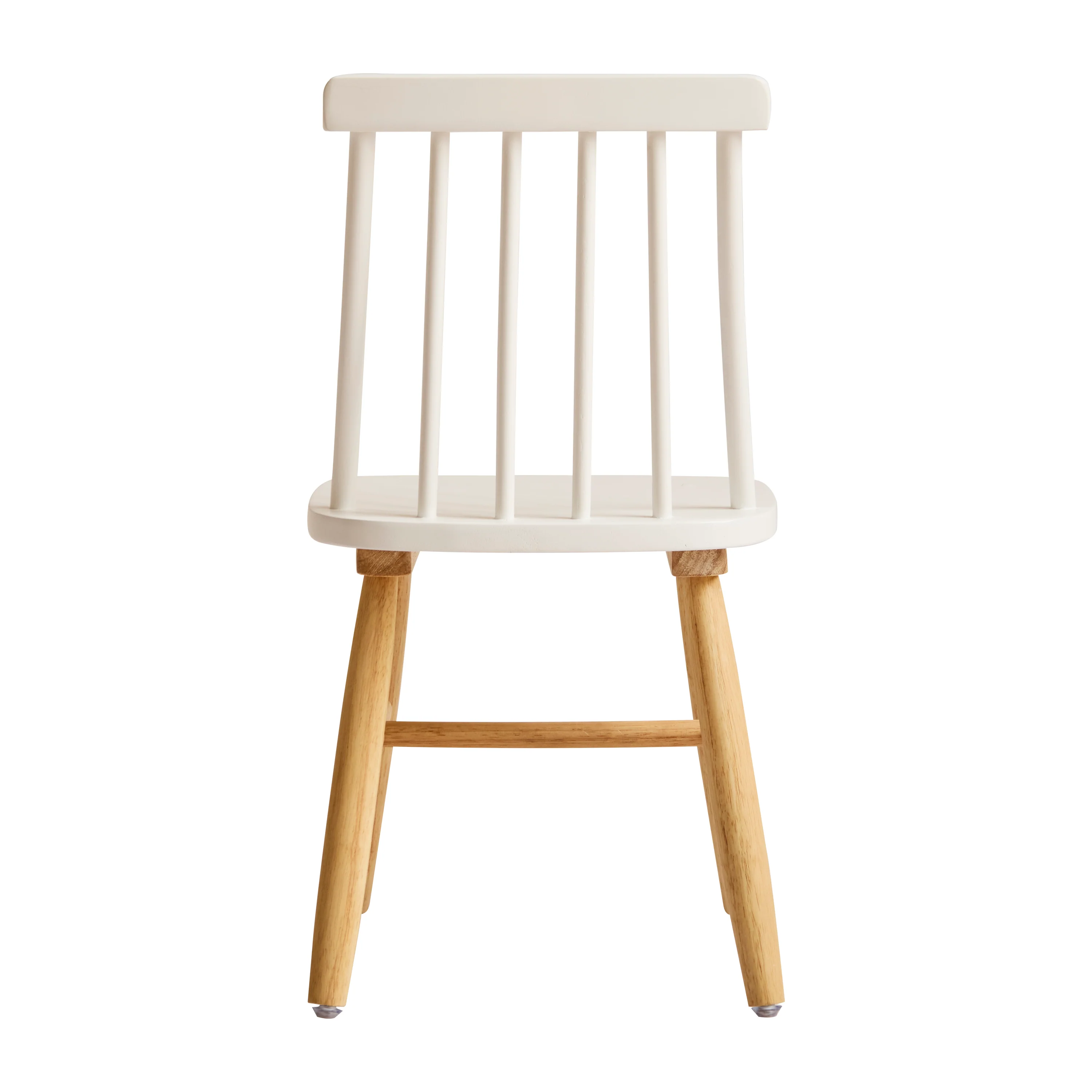 NESNA - Lot de 2 chaises pour enfants en bois blanc - Image 5