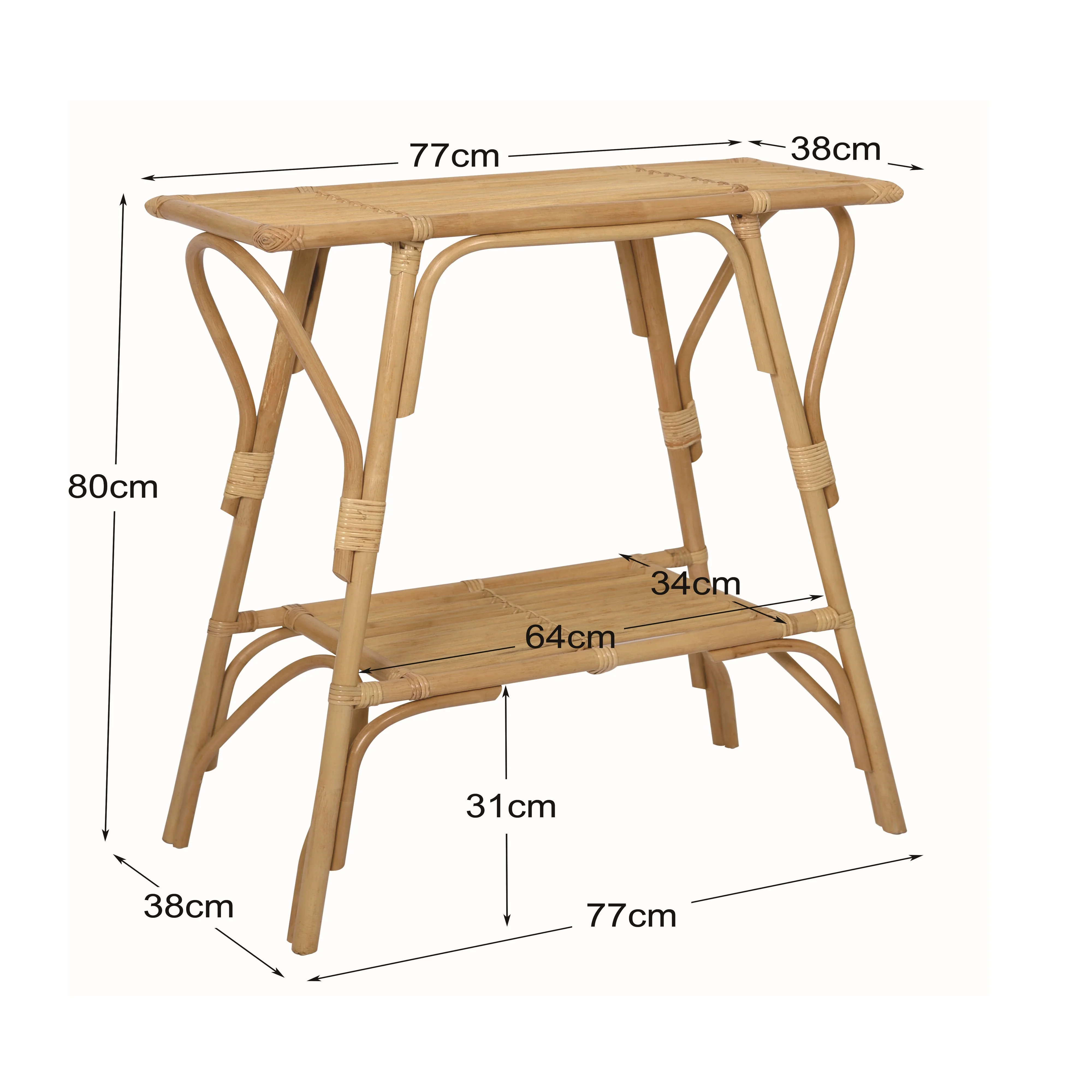 NUHA - Console en rotin naturel - Image 5