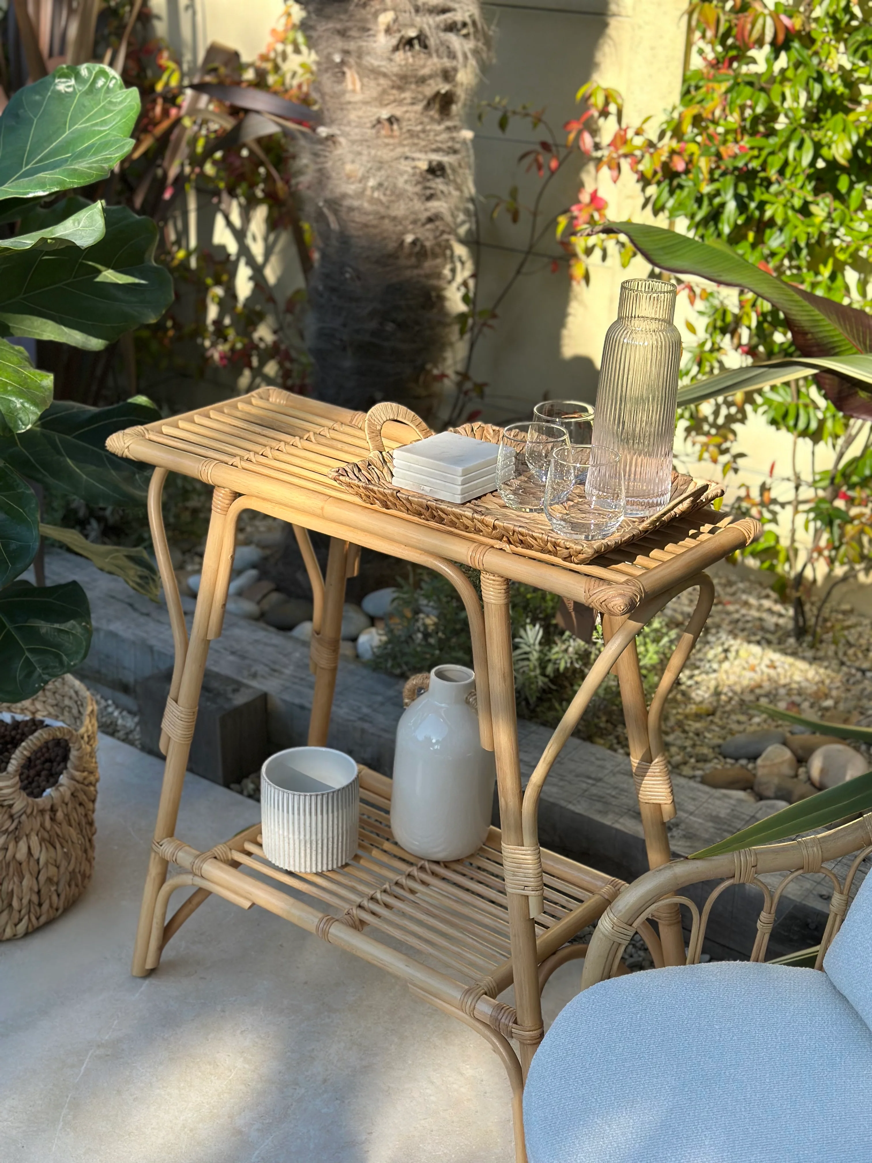 NUHA - Console en rotin naturel - Image 6