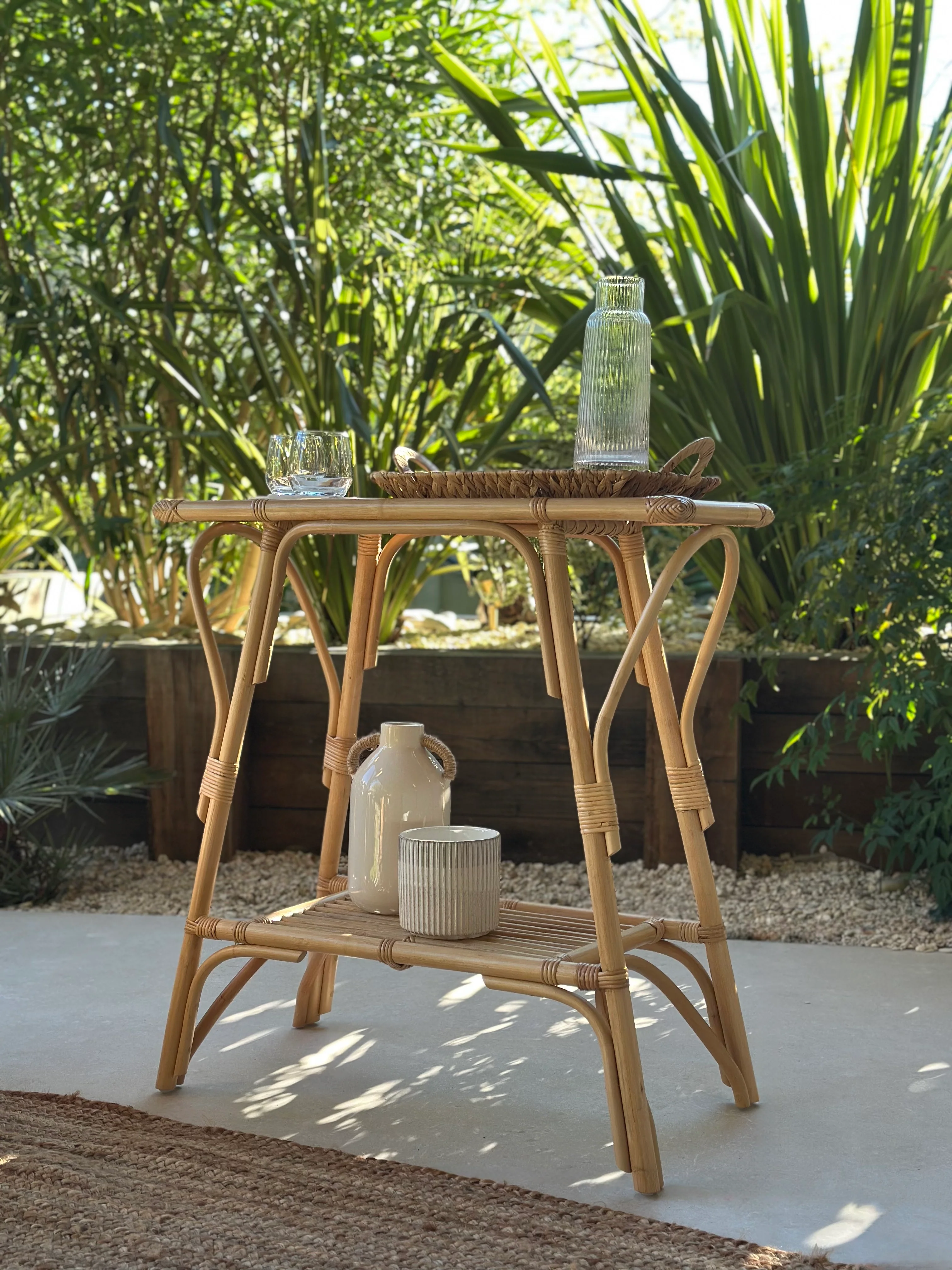 NUHA - Console en rotin naturel - Image 7