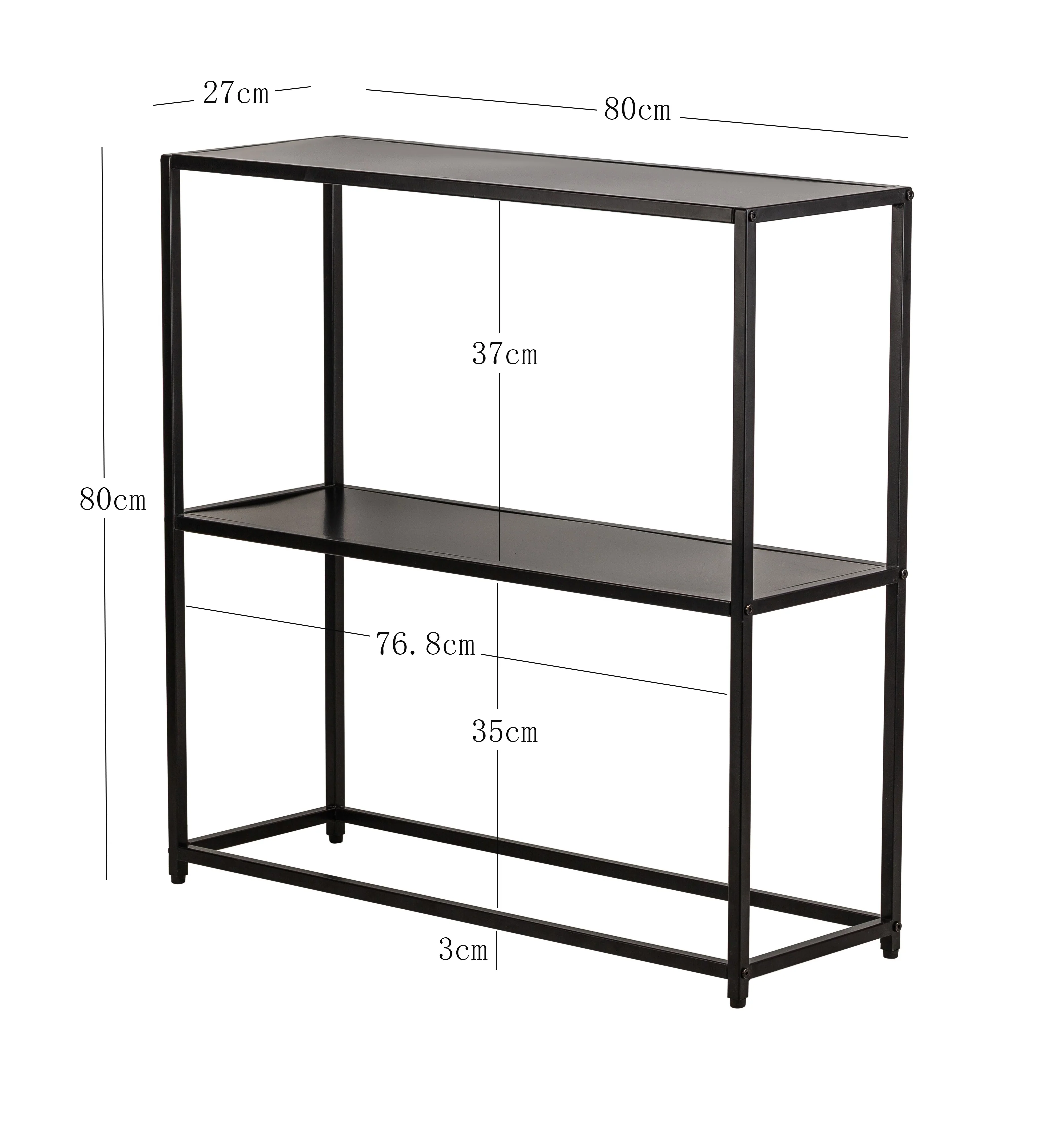 OXFORD - Console style industriel en métal noir - Image 5
