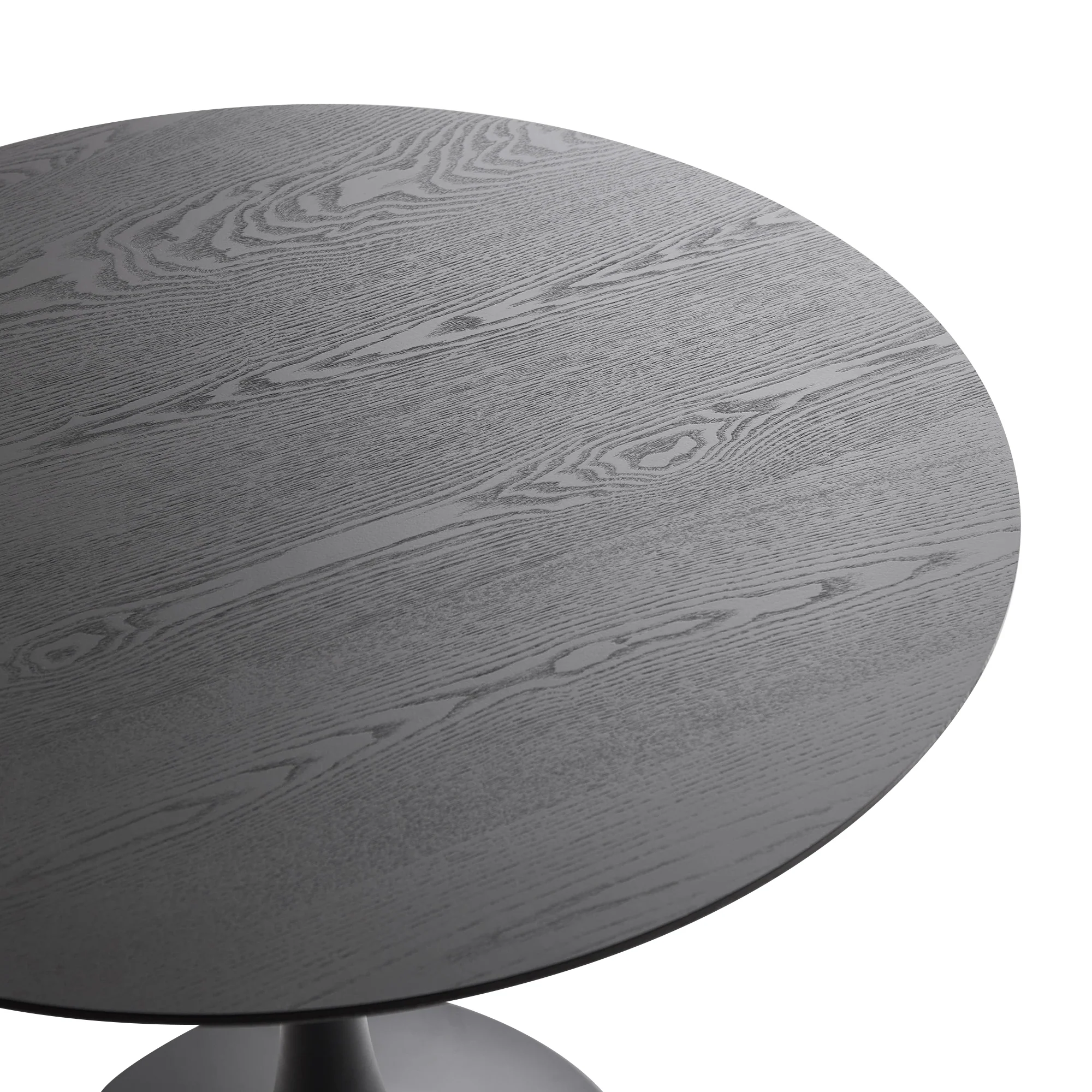 SALLA - Table à manger 4 personnes ronde en bois - Image 4