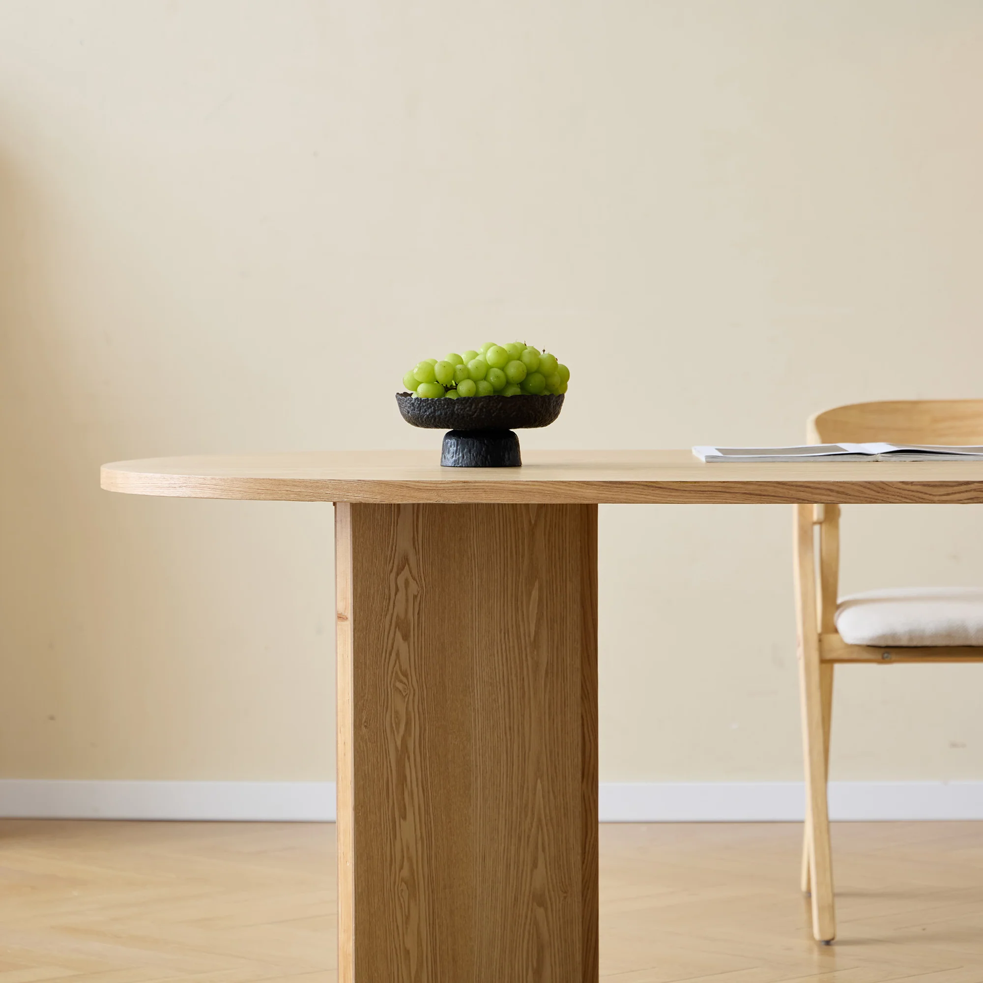 SIRKKA - Table à manger 6 personnes en bois de pin L180 - Image 3