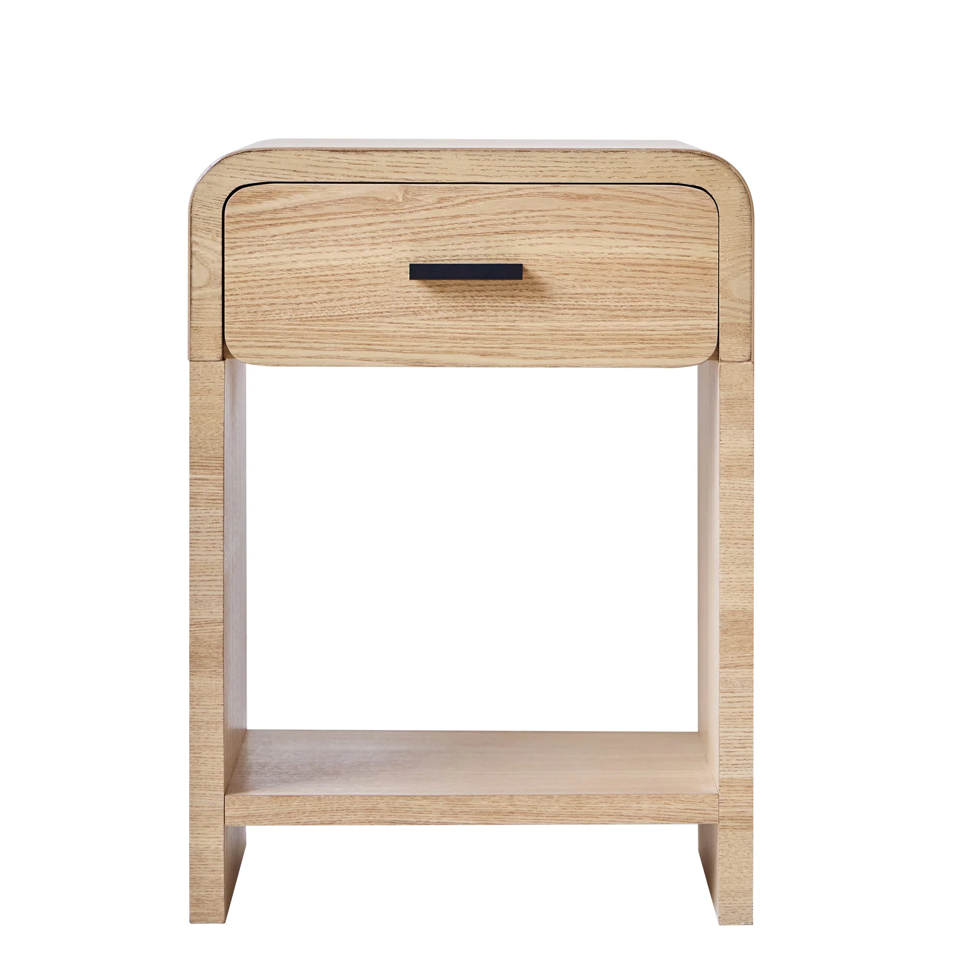 SKIVE - Table de chevet 1 tiroir en bois marron - Image 7
