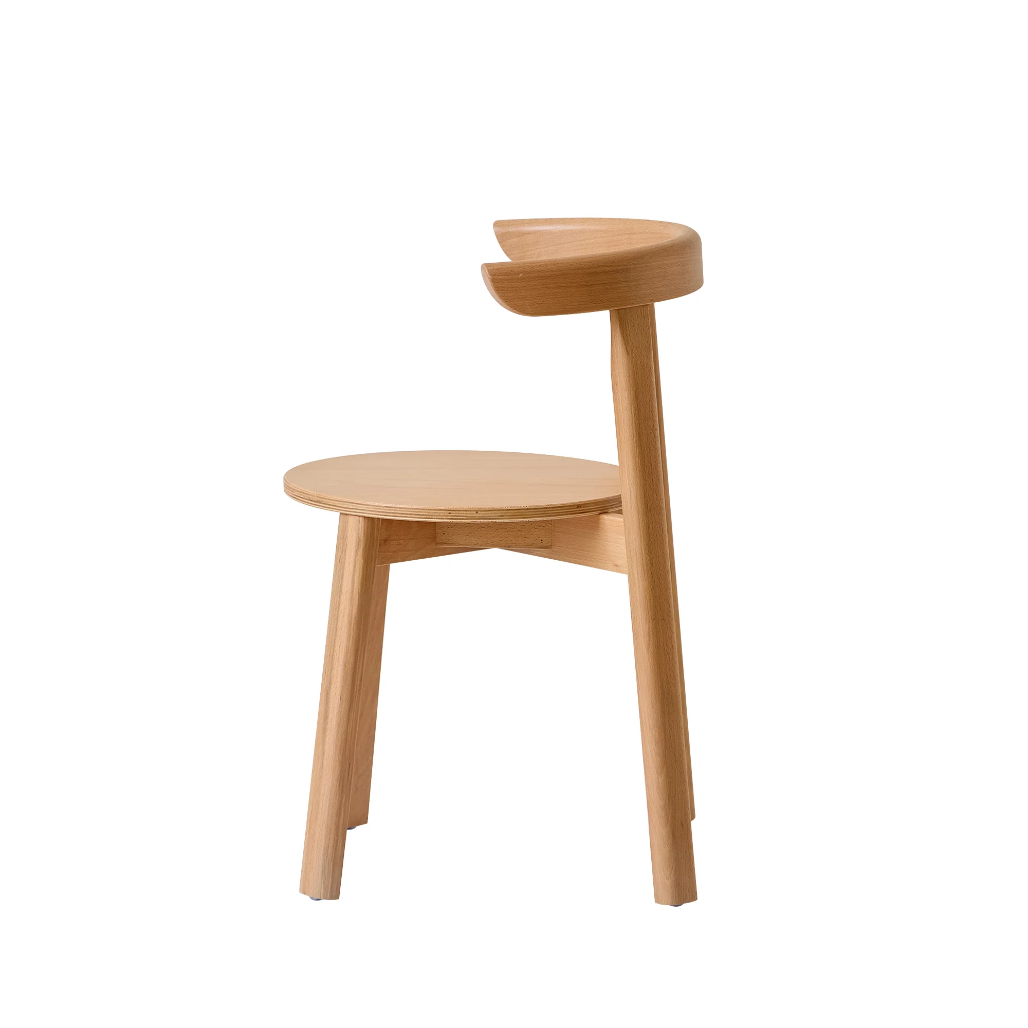 SYOTE - Lot de 2 chaises de salle à manger en bois massif naturel - Image 9