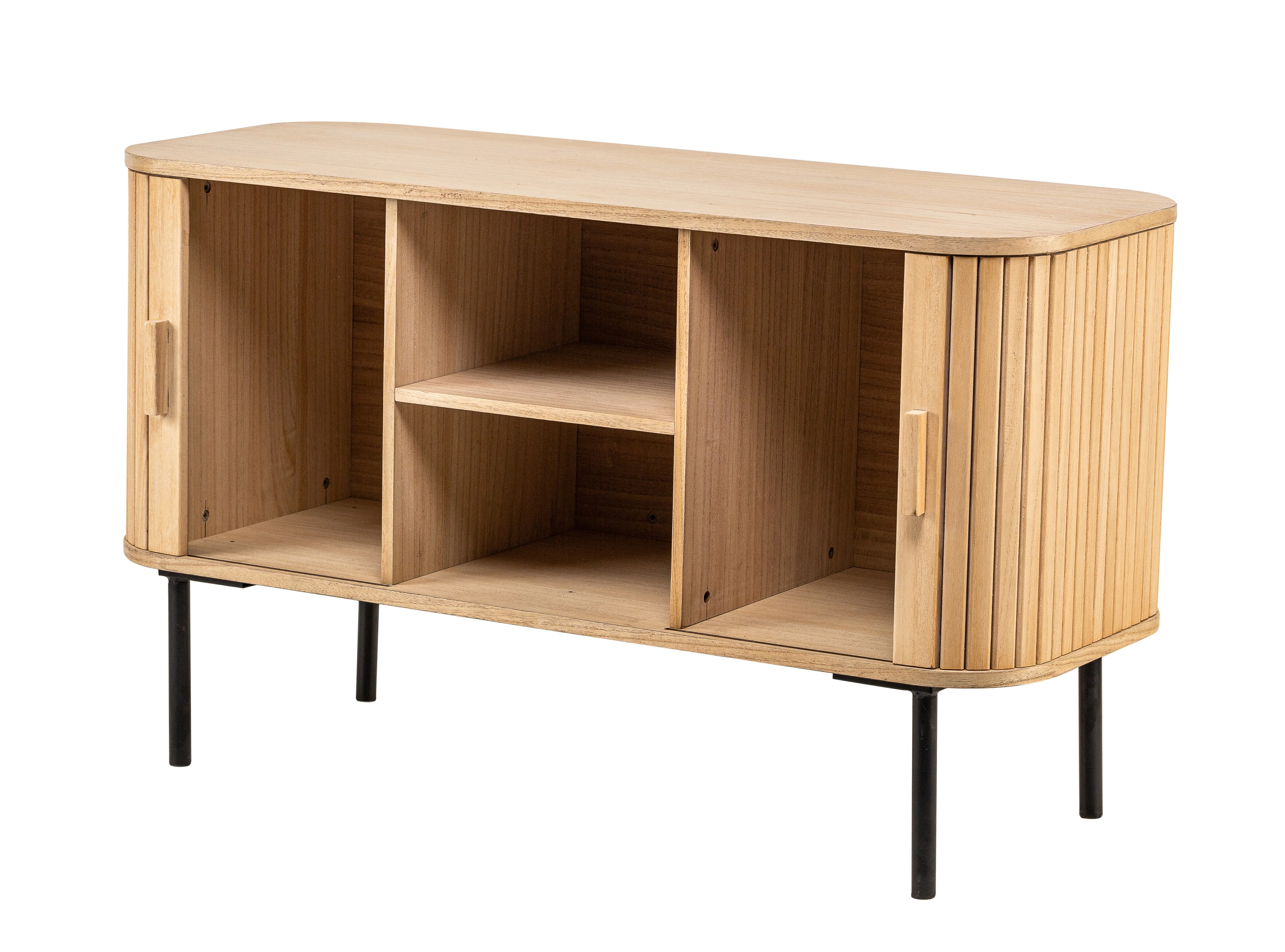 TAITO - Meuble TV 2 portes en bois et metal - Image 4