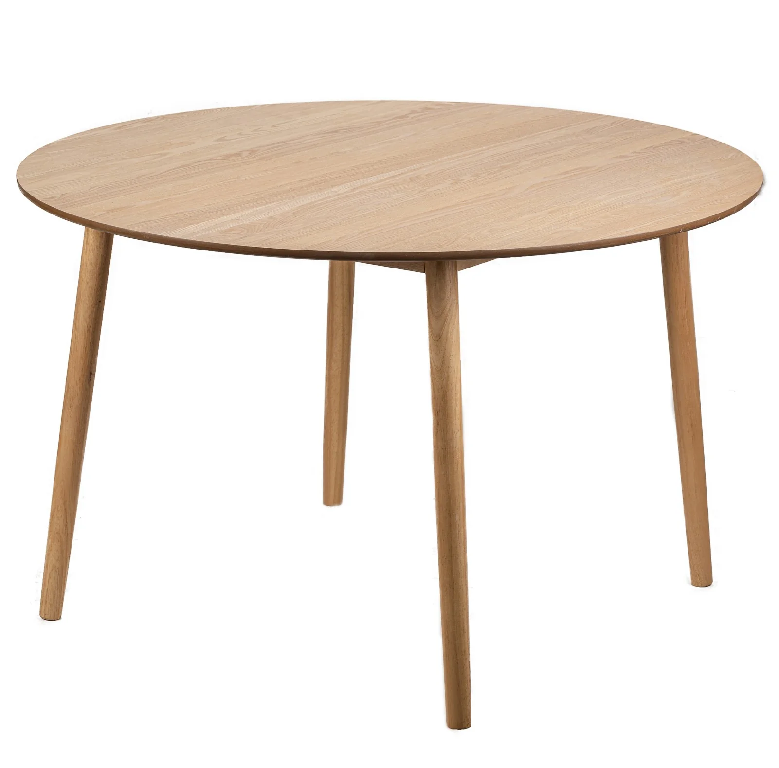 TRADITION - Table a manger ronde 6 personnes en pin massif D120 coloris naturel - Image 12