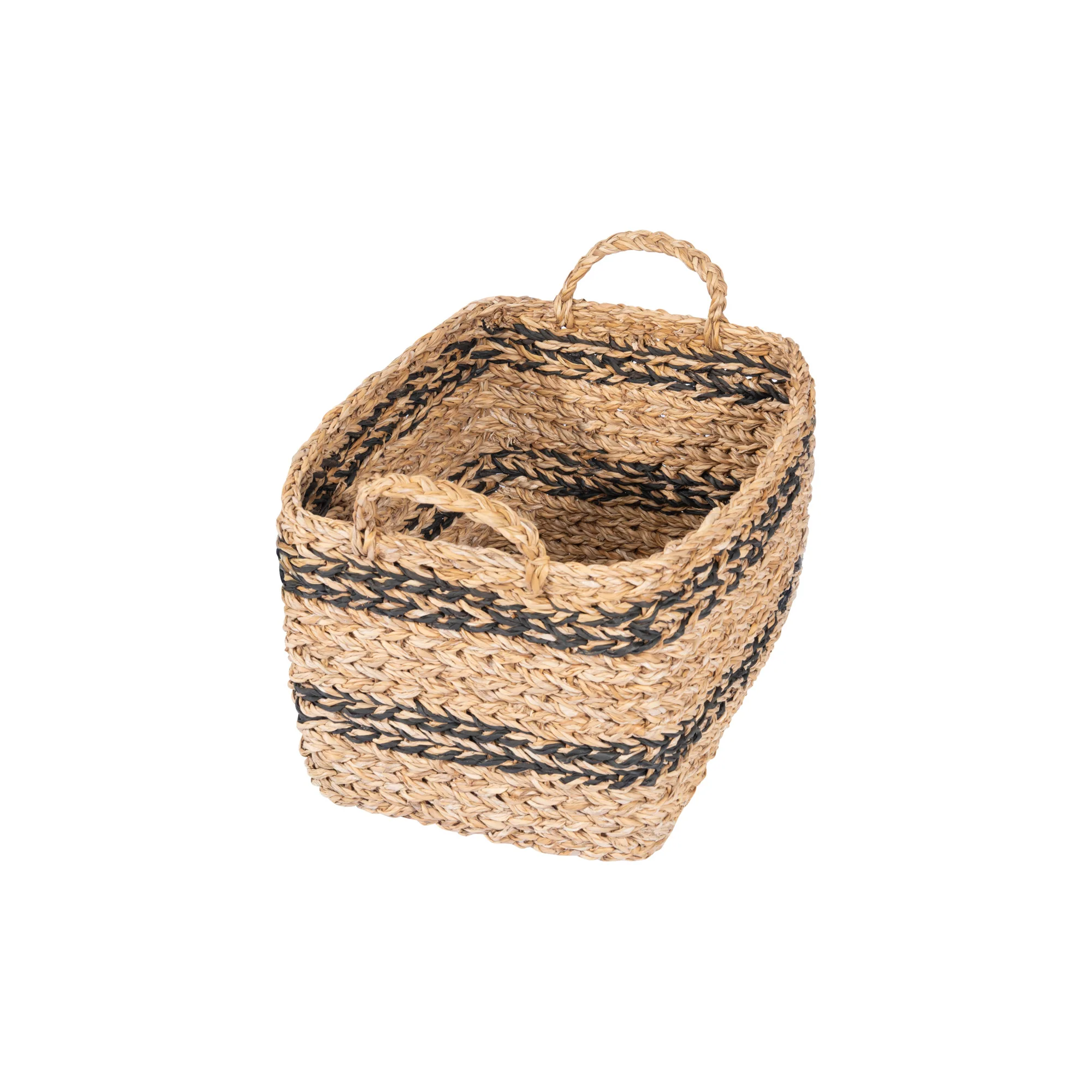 VILMA - Set de 3 paniers de rangement en jonc de mer - Image 7