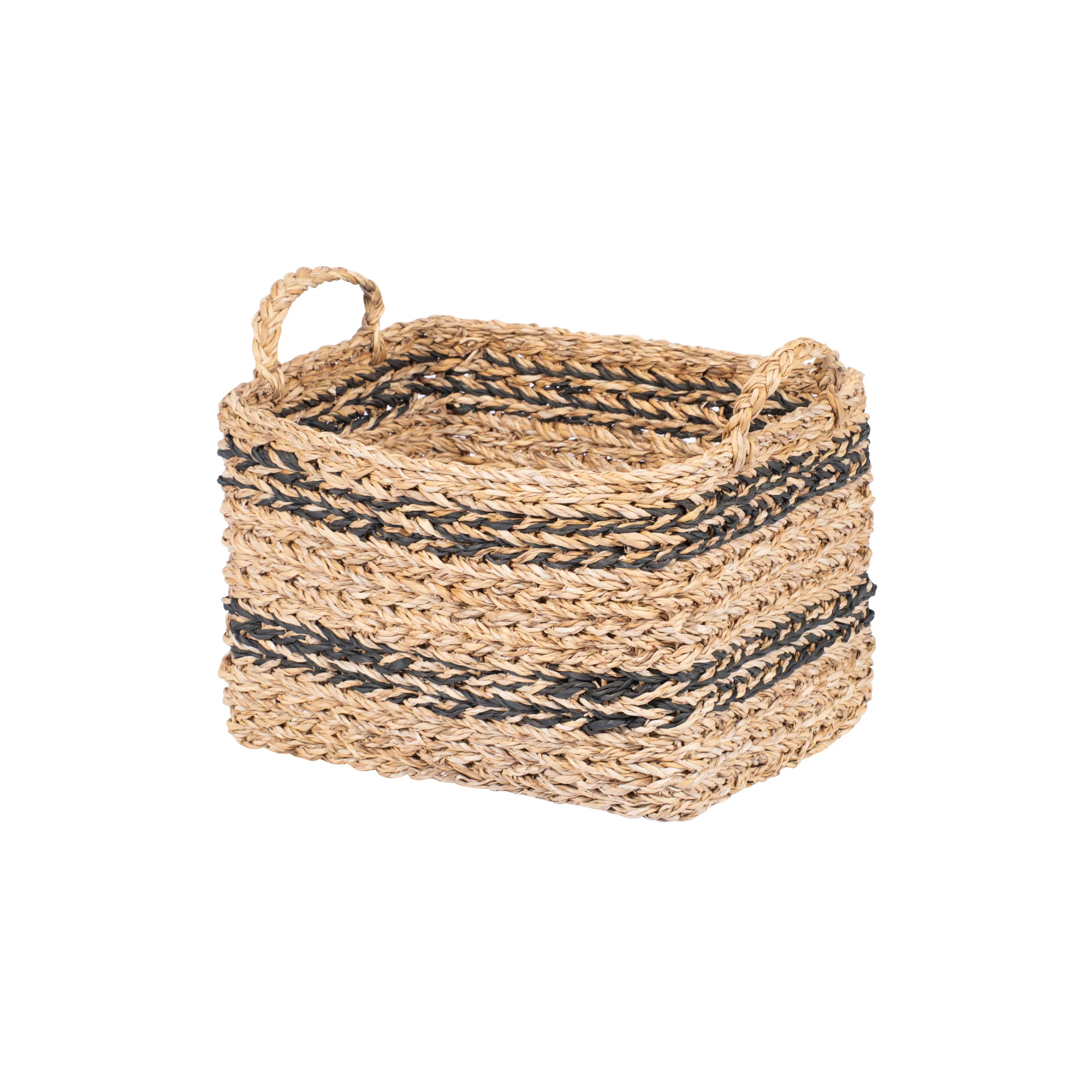 VILMA - Set de 3 paniers de rangement en jonc de mer - Image 9