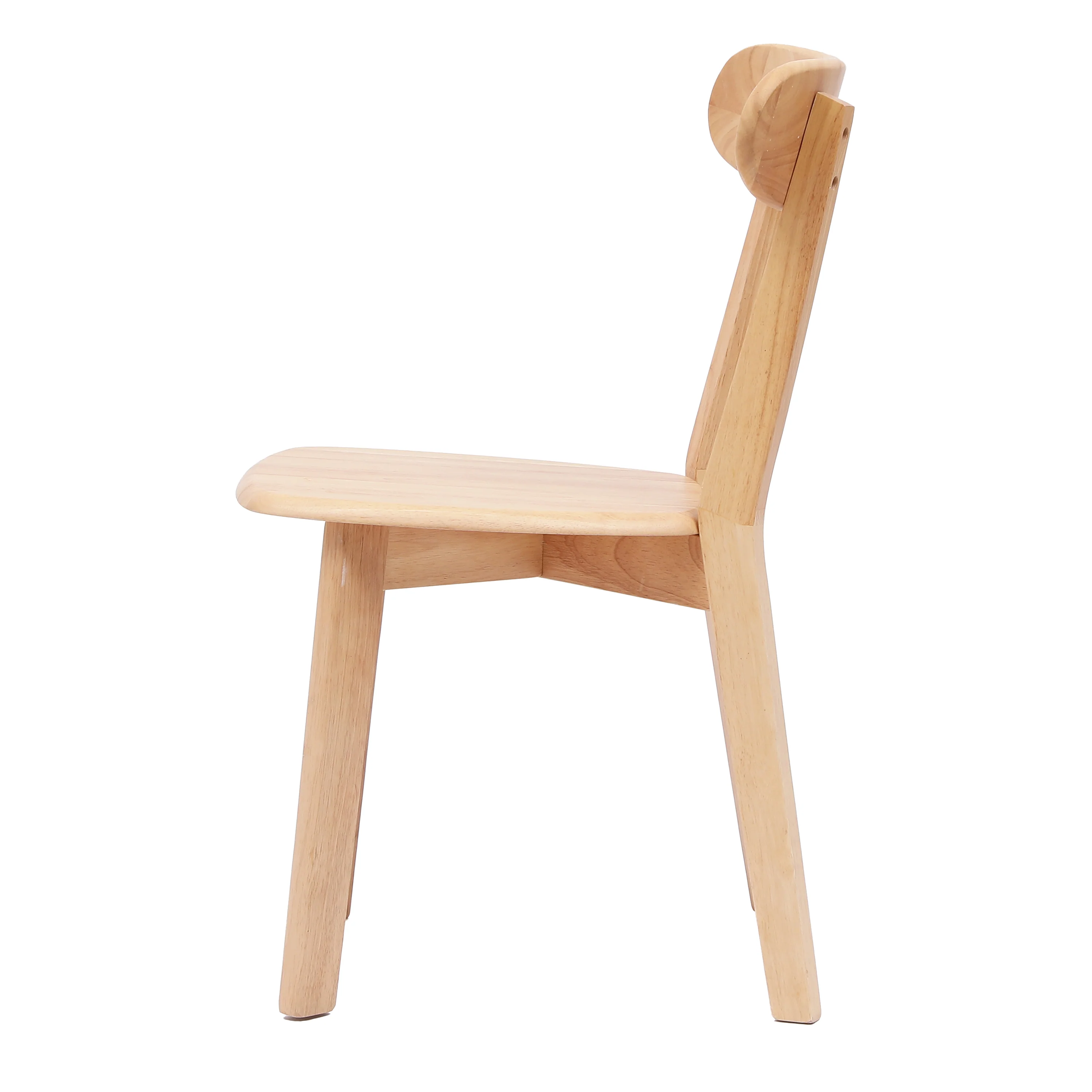VITORIA - Lot de 2 chaises en bois massif coloris naturel - Image 7