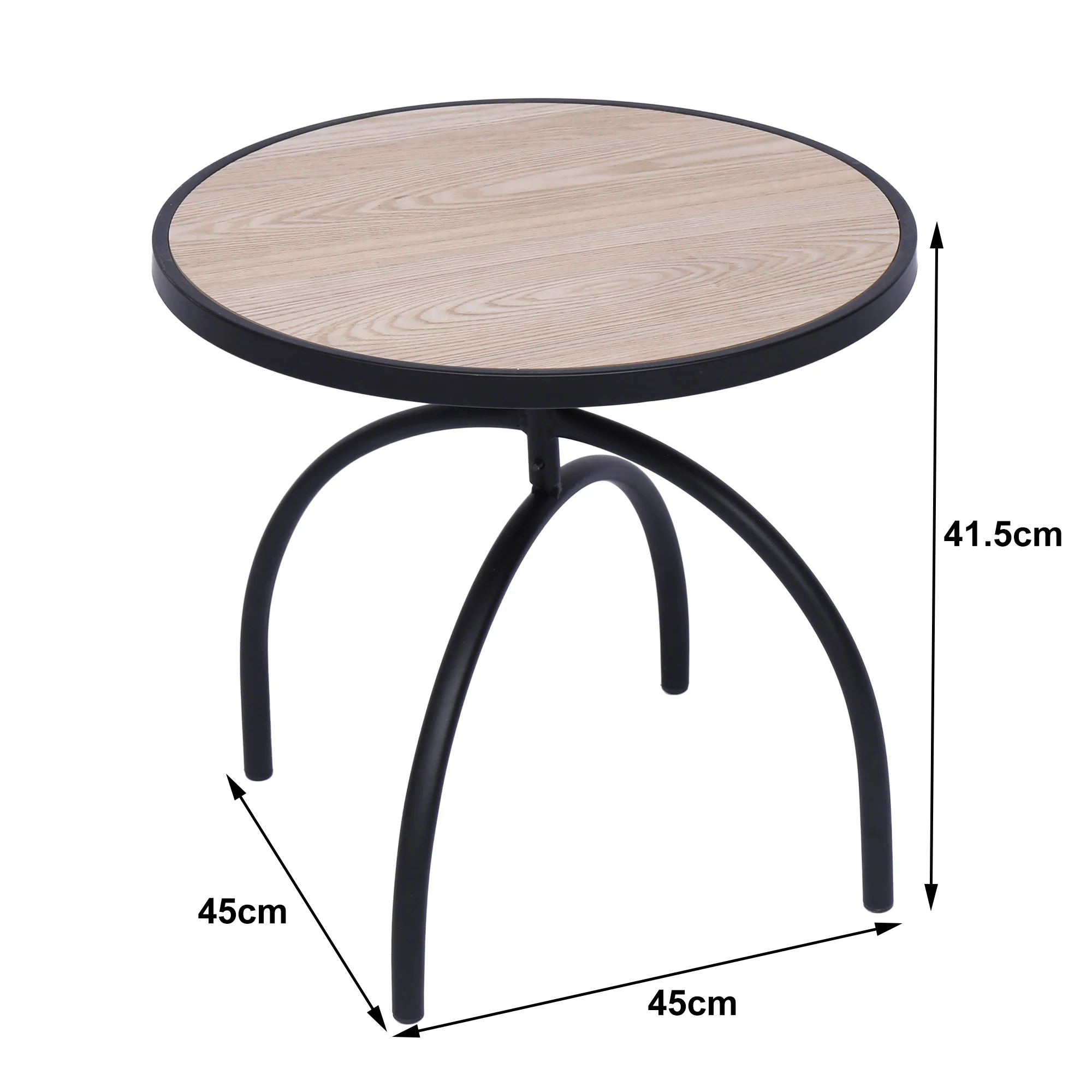 YOKI - Table d'appoint en métal et bois - Image 4